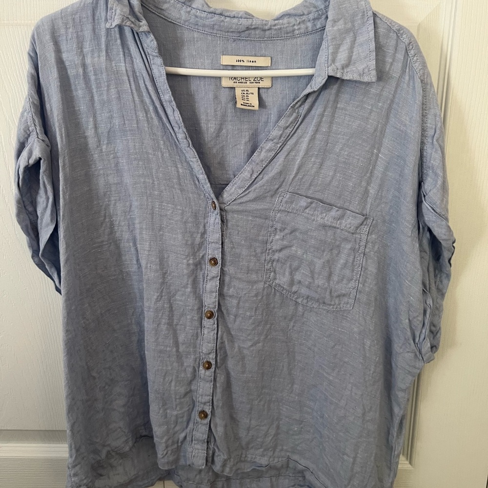 Light Blue Button-Up Shirt